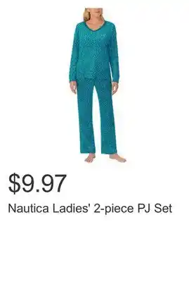 Costco Nautica Ladies' 2-piece PJ Set offer