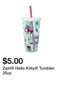 Five Below Zak! Hello Kitty Tumbler 25oz offer