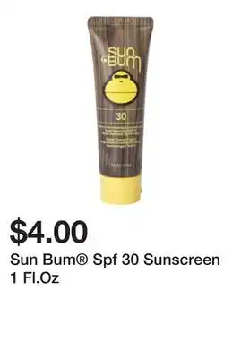 Five Below Sun Bum Spf 30 Sunscreen 1 Fl.Oz offer