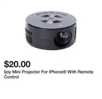 Five Below Ijoy Mini Projector For IPhone With Remote Control offer