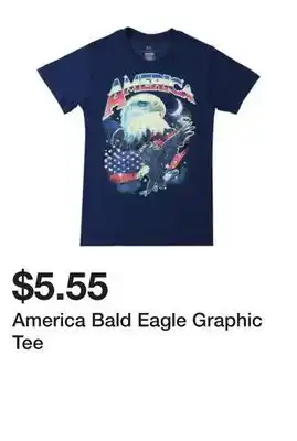Five Below America Bald Eagle Graphic Tee offer