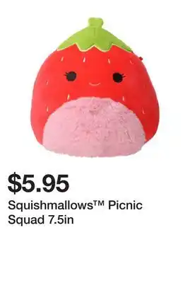 Five Below Squishmallows Picnic Squad 7.5in offer