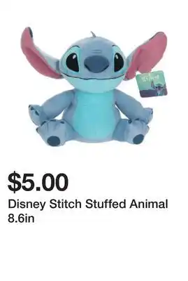 Five Below Disney Stitch Stuffed Animal 8.6in offer