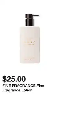 Victoria's Secret FINE FRAGRANCE Fine Fragrance Lotion offer