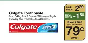 The Fresh Grocer Toothpaste offer