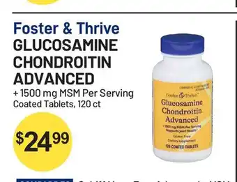 Health Mart Foster & Thrive GLUCOSAMINE CHONDROITIN ADVANCED offer