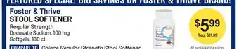 Health Mart Foster & Thrive STOOL SOFTENER offer