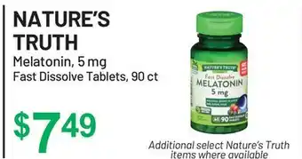 Health Mart NATURE'S TRUTH offer