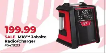 Runnings M18 Jobsite Radio/Charger offer