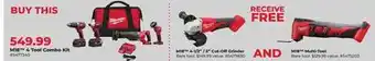 Runnings Milwaukee M18 4 Tool Combo Kit offer