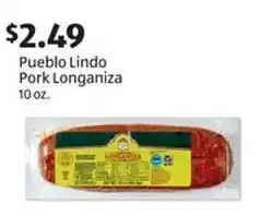 Aldi Pueblo Lindo Pork Longaniza offer