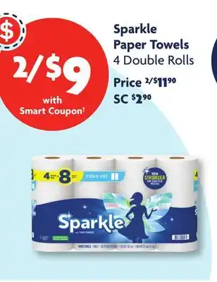 Family Dollar Sparkle Paper Towels offer