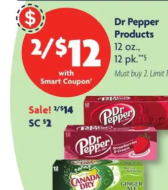 Family Dollar Dr Pepper Products offer