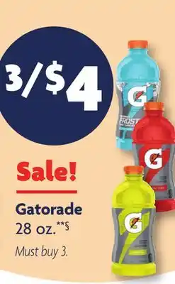 Family Dollar Gatorade offer