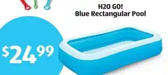 Aldi H2O GO! Blue Rectangular Pool offer