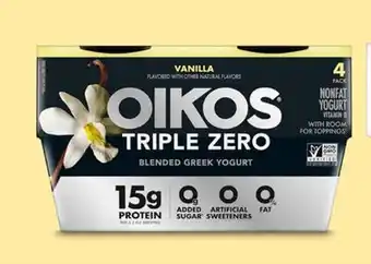 Target Select Oikos, 4-pk. yogurt offer