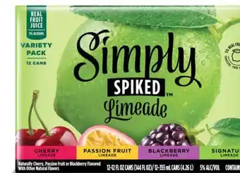 Target Select Simply Spiked 12-pk. hard drinks offer