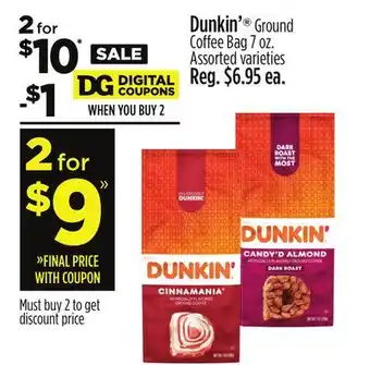 Dollar General Dunkin' offer