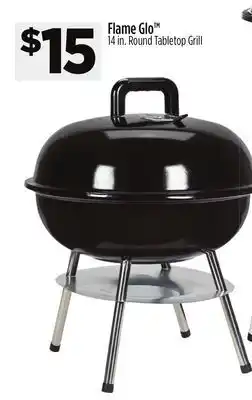 Dollar General Flame Glo Round Tabletop Grill offer