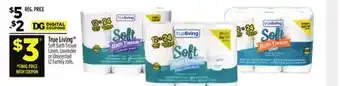 Dollar General True Living Soft Bath Tissue Linen, Lavender, or Unscented offer