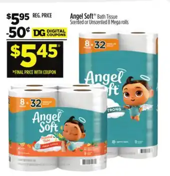 Dollar General Angel Soft Bath Tissue offer