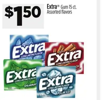 Dollar General Extra Gum offer