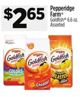 Dollar General Pepperidge Farm Goldfi sh offer