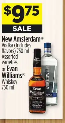 Dollar General New Amsterdam or Evan Williams offer