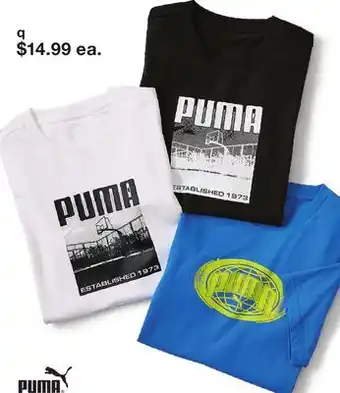 JC Penney Men's Puma Graphic Tees offer