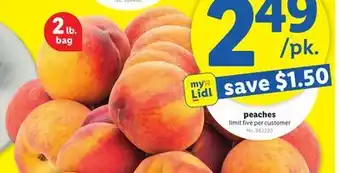 Lidl peaches offer