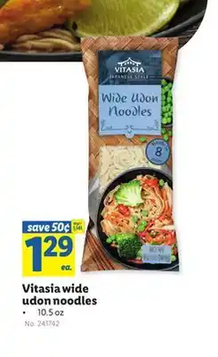 Lidl Vitasia wide udon noodles offer