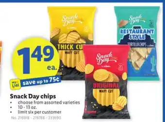 Lidl Snack Day chips offer
