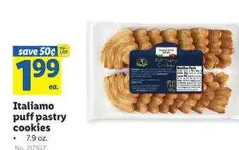 Lidl Italiamo puff pastry cookies offer