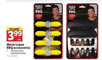 Lidl Mario Lopez BBQ accessories offer