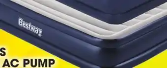 Big 5 Bestway Tritech Air Mattress Queen 18 with Built-in AC Pump offer