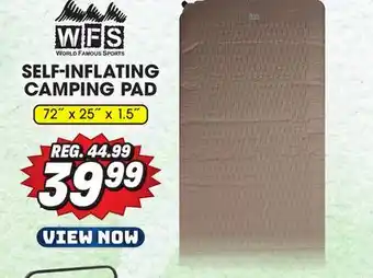 Big 5 World Famous Sports Self-Inflating Sleeping Pad offer