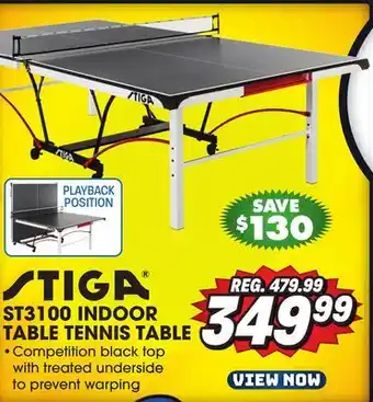 Big 5 Stiga ST3100 Indoor Table Tennis Table offer
