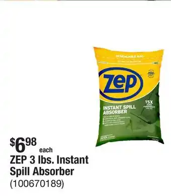 The Home Depot ZEP 3 lbs. Instant Spill Absorber offer