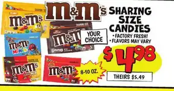 Ollie's SHARING SIZE CANDIES offer