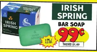Ollie's IRISH SPRING BAR SOAP offer