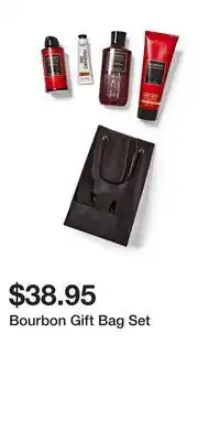 Bath & Body Works Bourbon Gift Bag Set offer