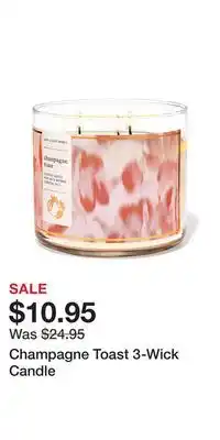 Bath & Body Works Champagne Toast 3-Wick Candle offer