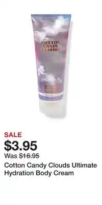 Bath & Body Works Cotton Candy Clouds Ultimate Hydration Body Cream offer
