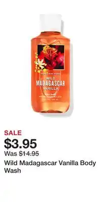 Bath & Body Works Wild Madagascar Vanilla Body Wash offer