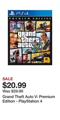 Game Stop Grand Theft Auto V: Premium Edition - PlayStation 4 offer