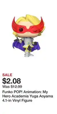 Game Stop Funko POP! Animation: My Hero Academia Yuga Aoyama 4.1-in Vinyl Figure offer