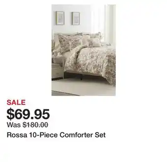 Belk Rossa 10-Piece Comforter Set offer