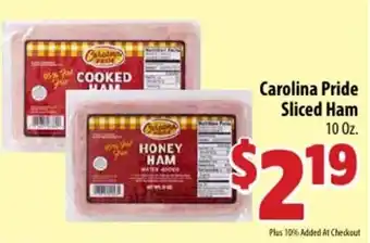 Carolina Pride Sliced Ham
