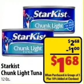 Mac's Market Starkist Chunk Light Tuna offer