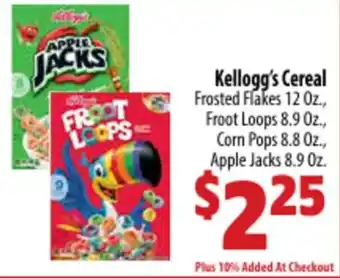 Mac's Market Kellogg's Cereal offer